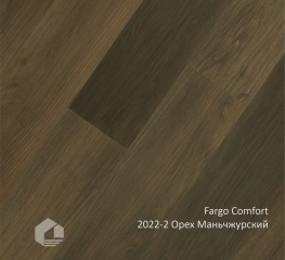 Кварцевый ламинат SPC Fargo Комфорт / Comfort  2022-2 Орех Маньчжурский