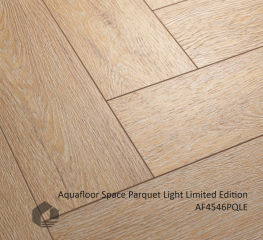 Кварцевый ламинат Aquafloor Космос Паркет легкий лимитированный выпуск / Space Parquet Light Limited Edition AF4546PQLE