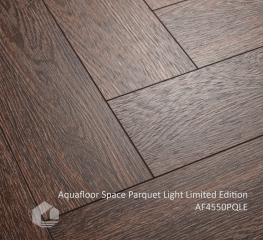 Кварцевый ламинат Aquafloor Космос Паркет легкий лимитированный выпуск / Space Parquet Light Limited Edition AF4550PQLE
