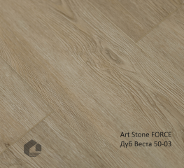 Каменно-полимерный ламинат ART Сила камня / Stone Force 50-03 Дуб Веста