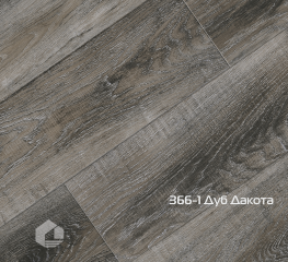 Кварцевый ламинат SPC Fargo Комфорт / Comfort 366-1 Дуб Дакота